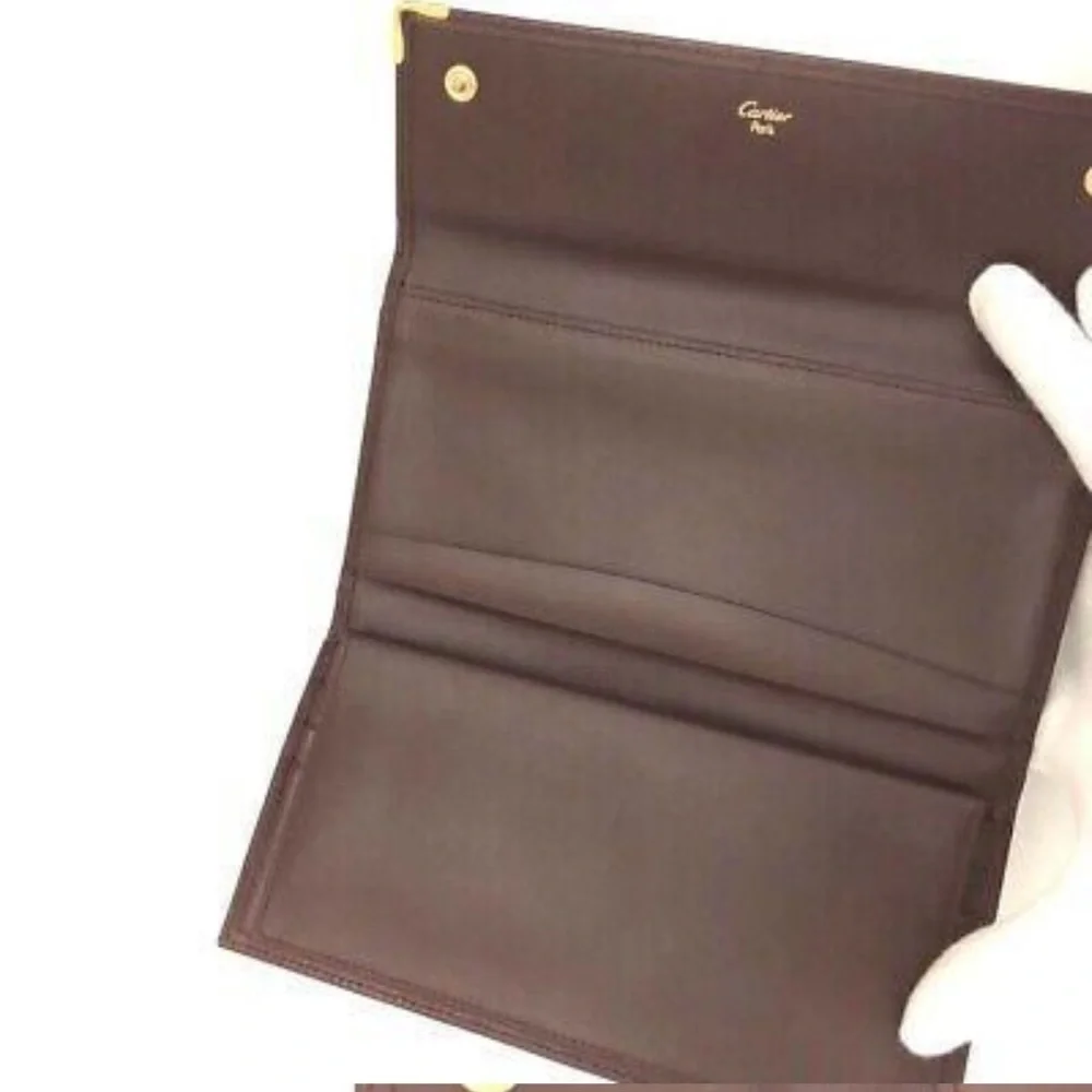 Authentic Cartier Leather Wallet